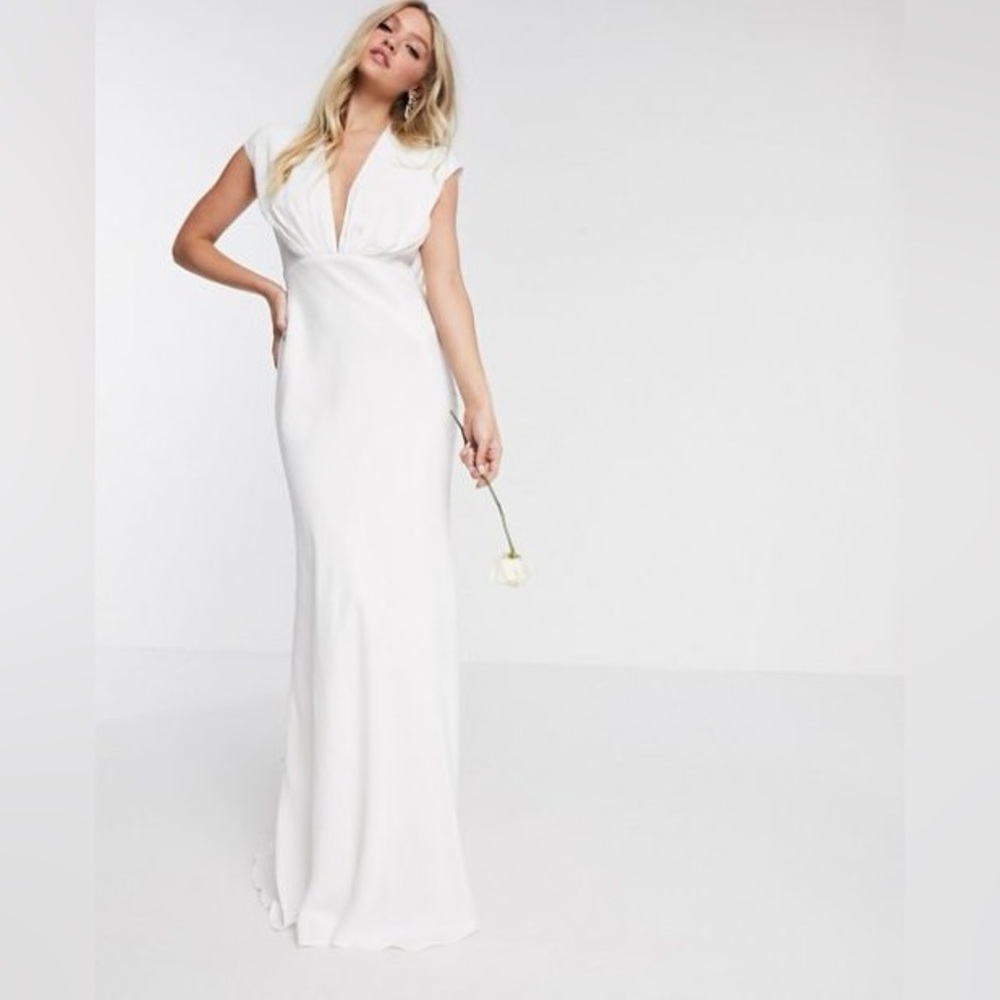 ASOS bridal full length wedding dress